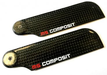 MS COMPOSIT 105 mm Carbon Heckrotorblaetter