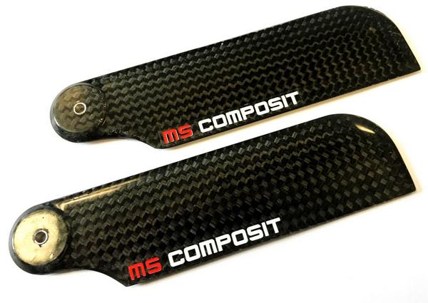 MS COMPOSIT RAPID 95 mm CF Tail Blades