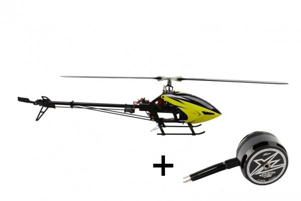 XLPower/MSH Prôtos 480 - with 4015 880KV Motor - Yellow GF Canopy