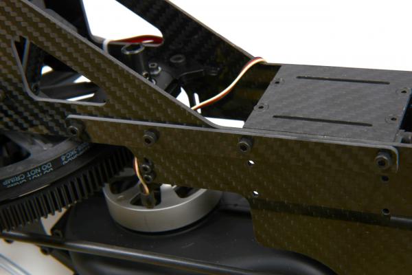 XLPower/MSH Protos 700 Nitro Carbon fiber main frame reinforcement